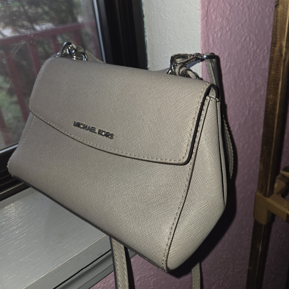 Michael Kors Gray Crossbody Bag